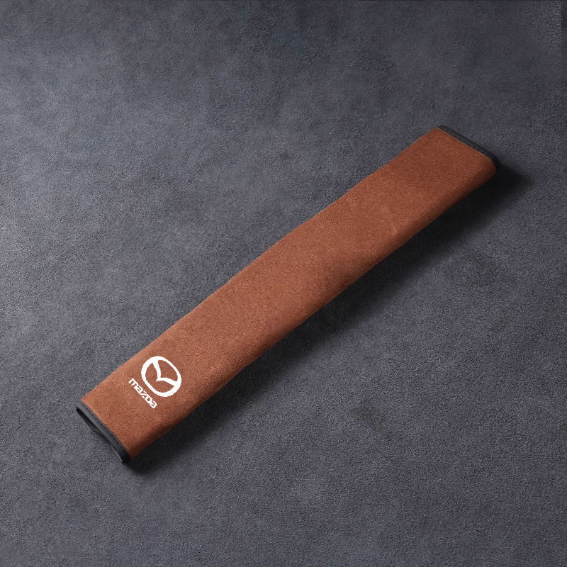 Калъф за предпазен колан от копринена кожа - защита за врата и опция за лого