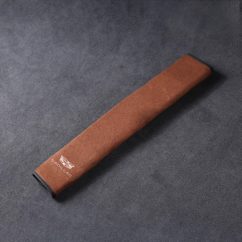 Калъф за предпазен колан от копринена кожа - защита за врата и опция за лого