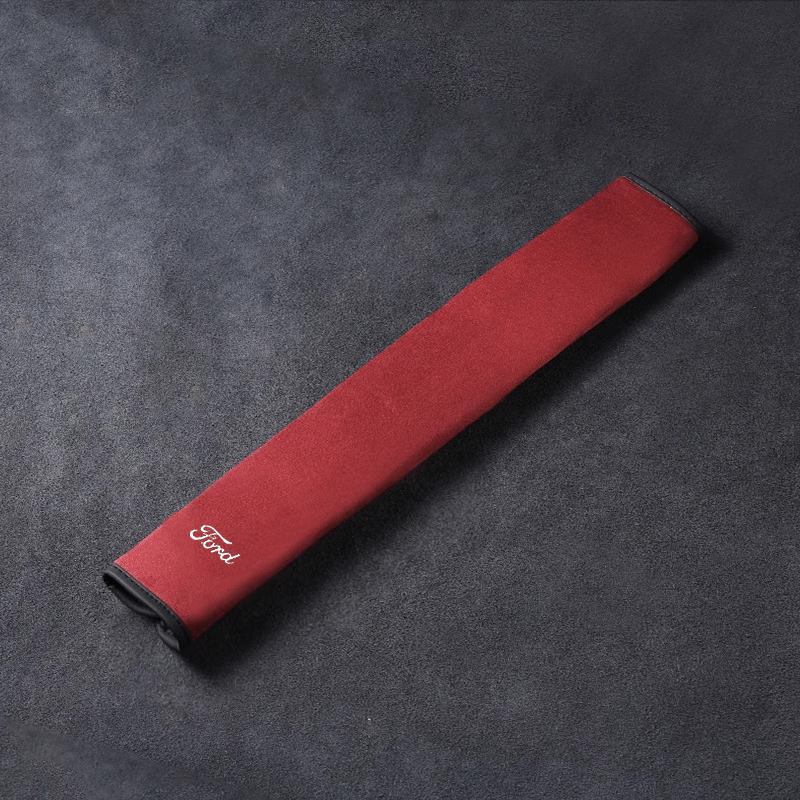 Калъф за предпазен колан от копринена кожа - защита за врата и опция за лого