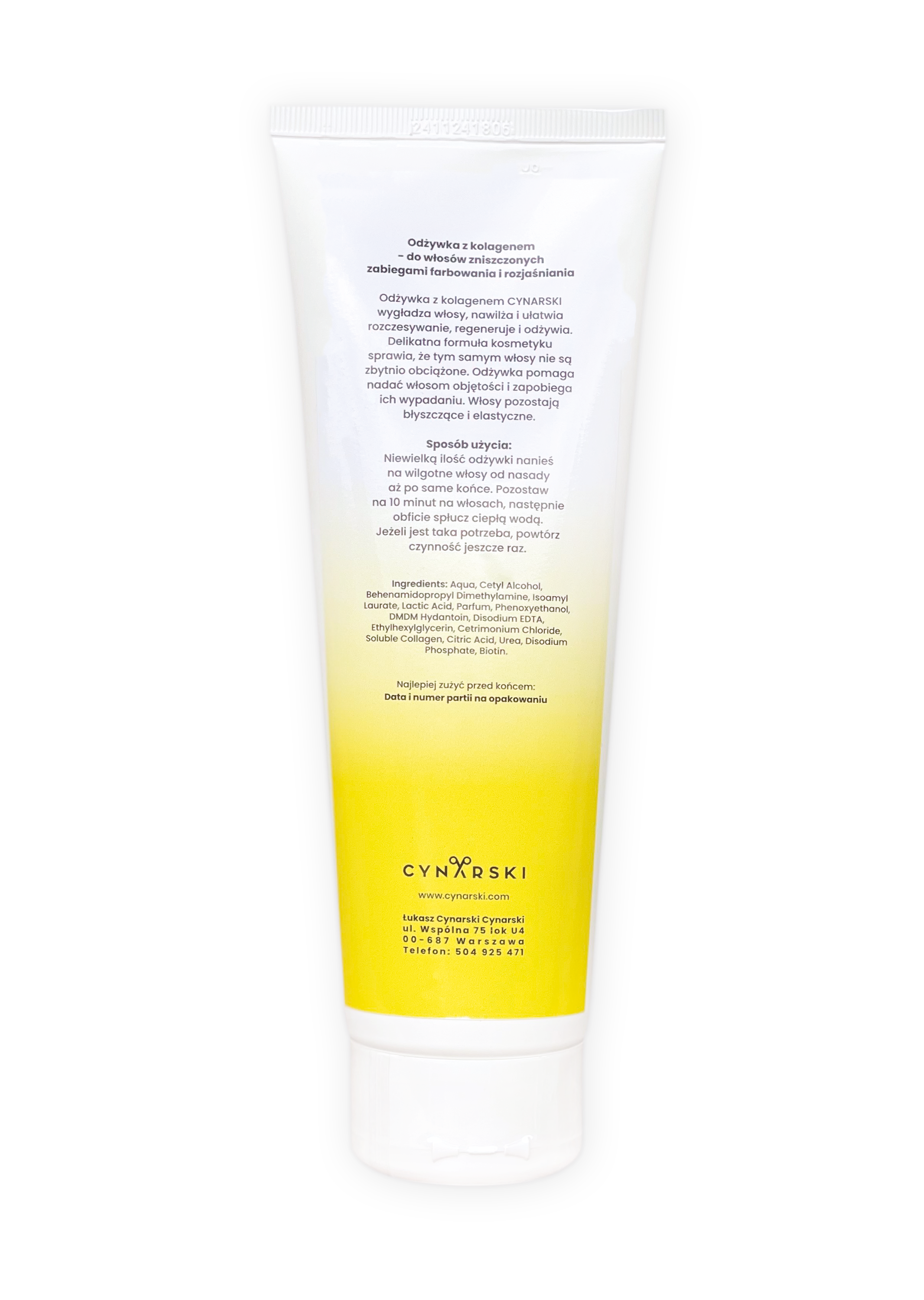 Odżywka z kolagenem do włosów zniszczonych zabiegami farbowania i rozjaśniania