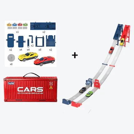 🎅 48% ОТСТЪПКА Коледна разпродажба 🎁 48 мини коли с вграден гараж