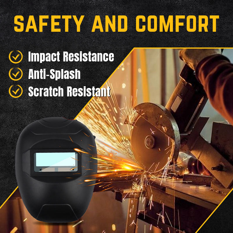 Лека и издръжлива 2-в-1 маска за заваряване и предпазни очила