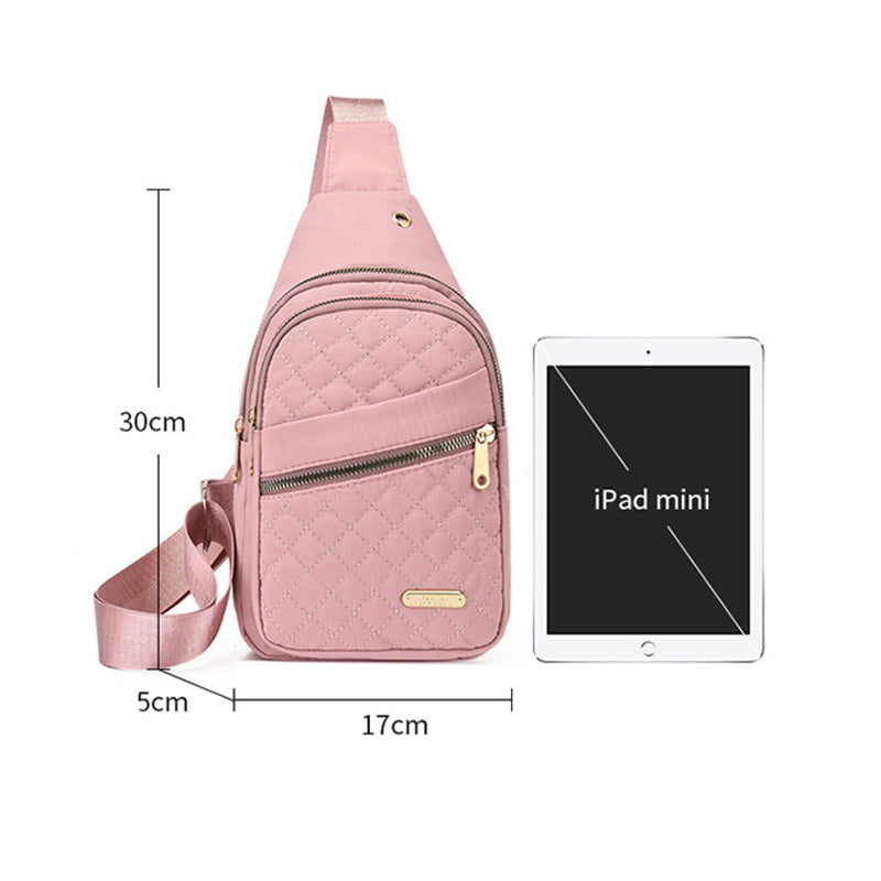 💥Чанта за гърди с цип и множество джобове