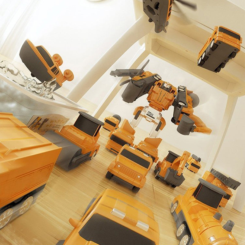 2025 Нови логически играчки за инженерни превозни средства с магнитни трансформатори