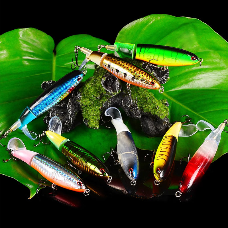 🔥1+1 безплатно🔥Плуваща риболовна примамка с въртяща се опашка, тип „кораб“🎣