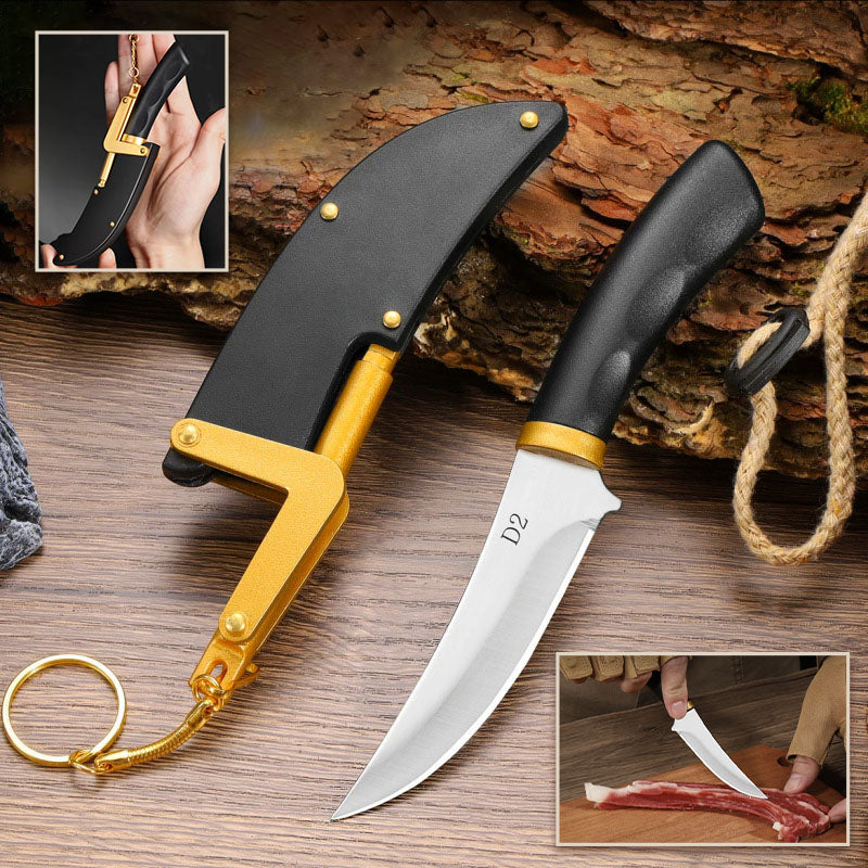 🔥🔪Többfunkciós, hordozható gyümölcsgyűjtő és gyümölcskés