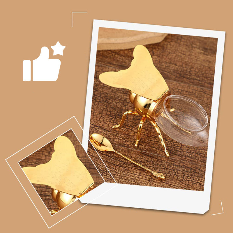 🍯Креативно ретро бурканче за мед във формата на пчела