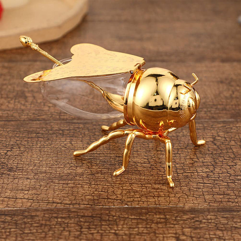 🍯Креативно ретро бурканче за мед във формата на пчела