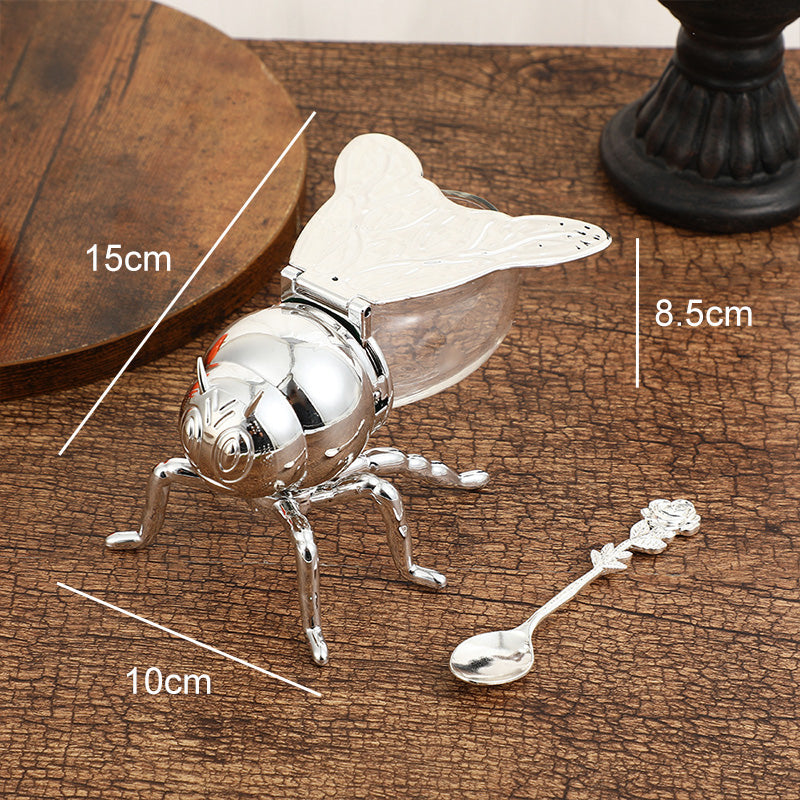 🍯Креативно ретро бурканче за мед във формата на пчела