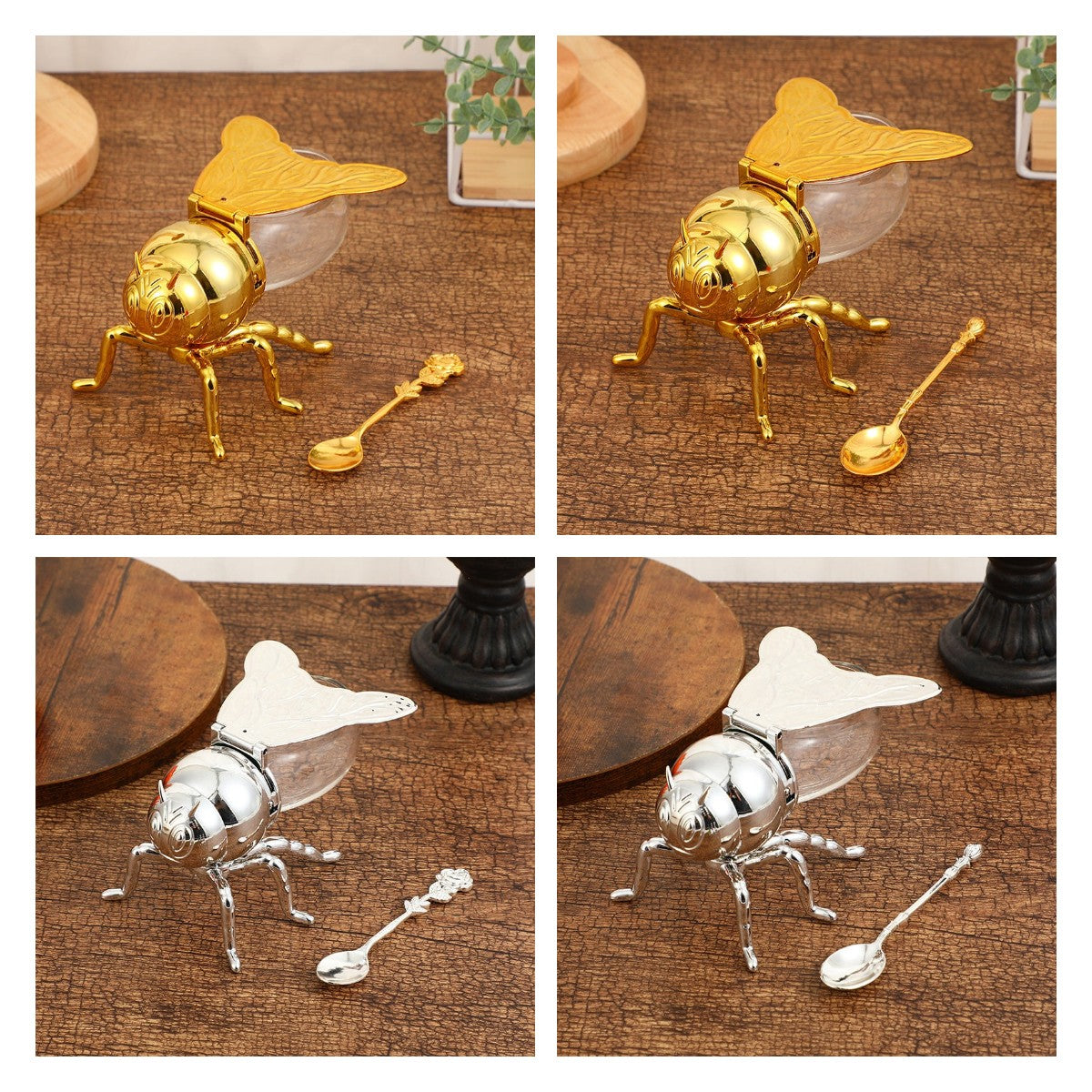 🍯Креативно ретро бурканче за мед във формата на пчела