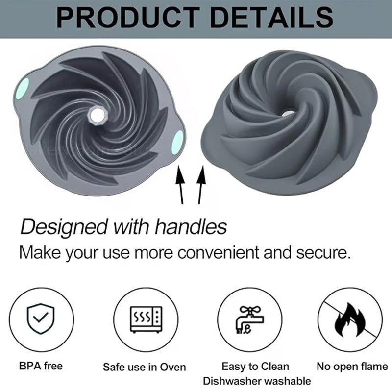 Комплект силиконова форма за торта за лесно печене