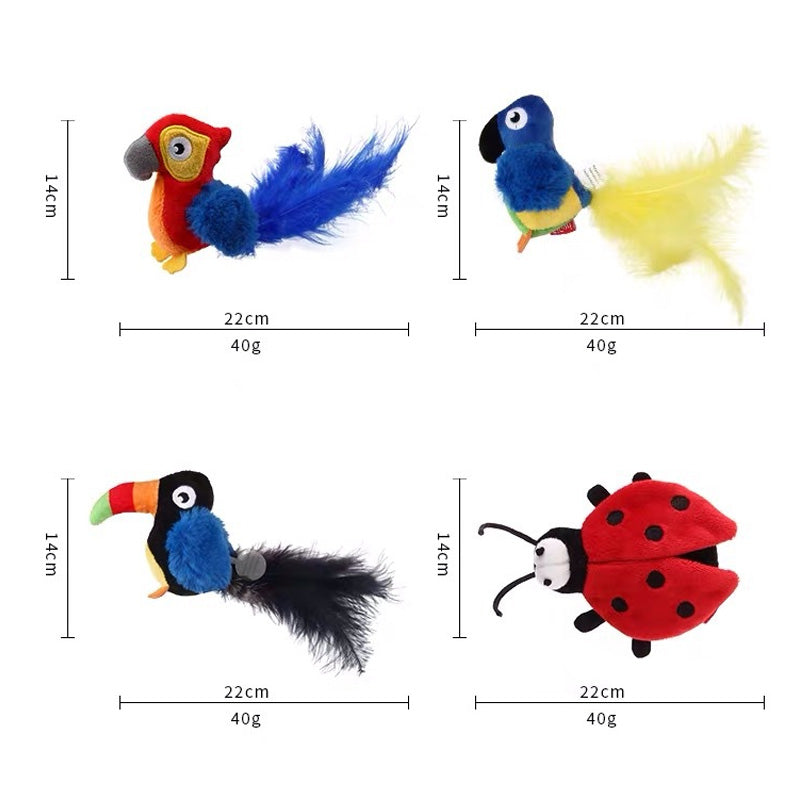 🐱 ОБНОВЕНА ЧУРУЛИКАЩА ИГРАЧКА ЗА КОТКИ🐦