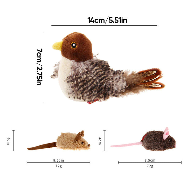 🐱 ОБНОВЕНА ЧУРУЛИКАЩА ИГРАЧКА ЗА КОТКИ🐦