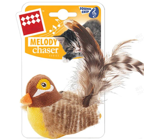 🐱 ОБНОВЕНА ЧУРУЛИКАЩА ИГРАЧКА ЗА КОТКИ🐦