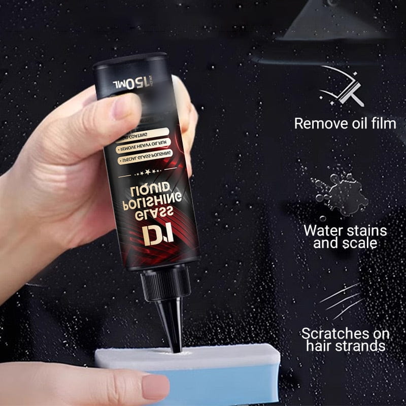 🚘Полираща и почистваща течност за премахване на драскотини от автомобилни стъкла💦