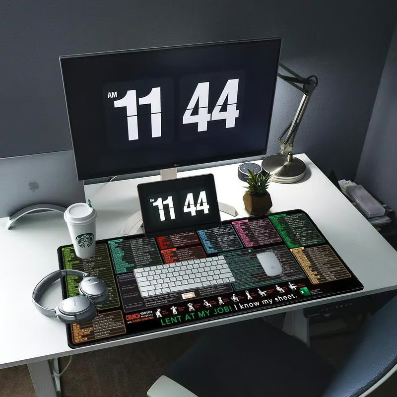 🔥 Устойчива на петна, неплъзгаща се подложка за бюро за офиси 🧠💻