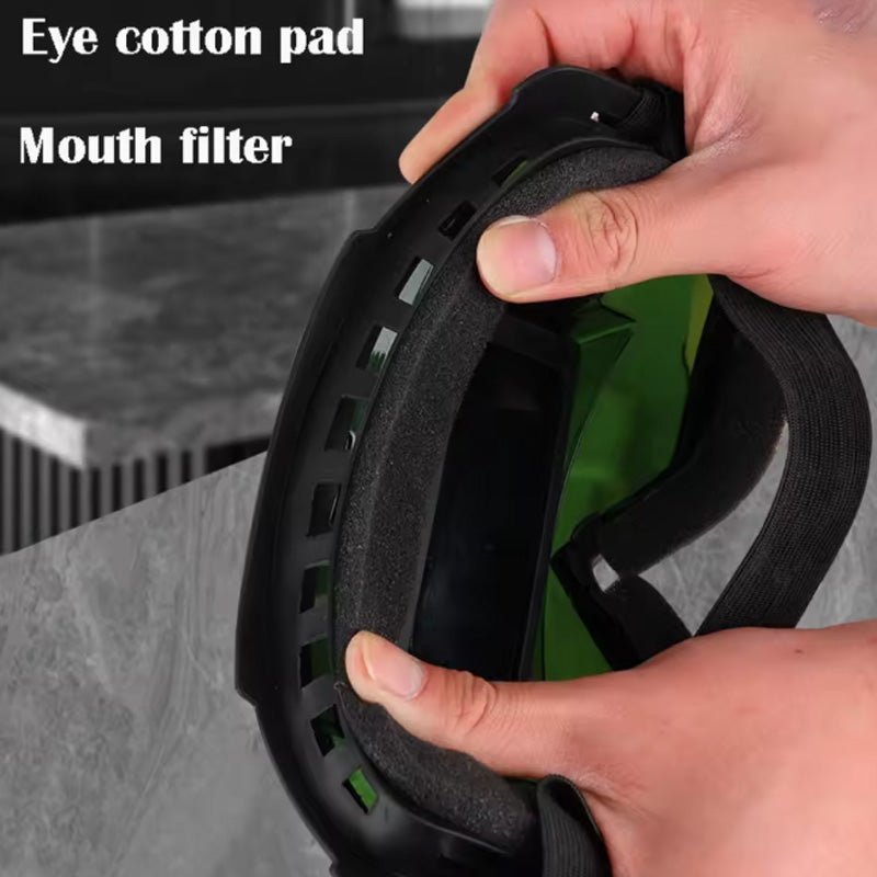 ⚡Автоматично затъмняваща маска за заваряване за цялото лице✨