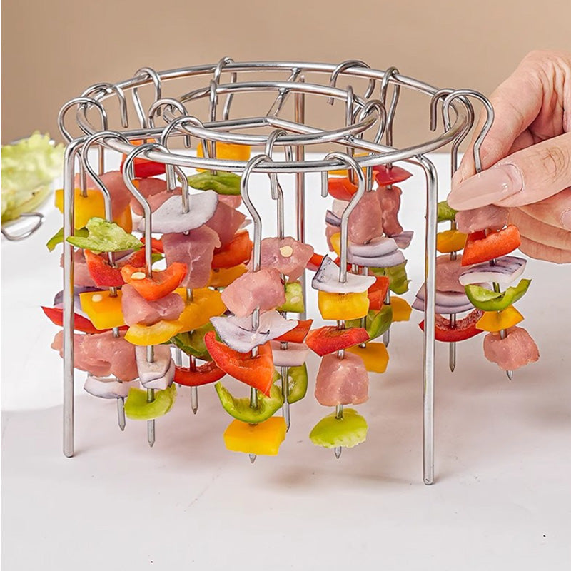 🥩Légsütő Barbecue grill Függőleges kebab grill + ingyenes hőálló kesztyű🍤