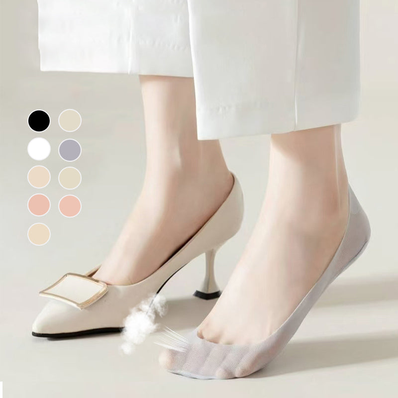 🔥Лятна разпродажба 🔥 Дамски прозрачни мрежести чорапи с ниско деколте и невидима мрежа