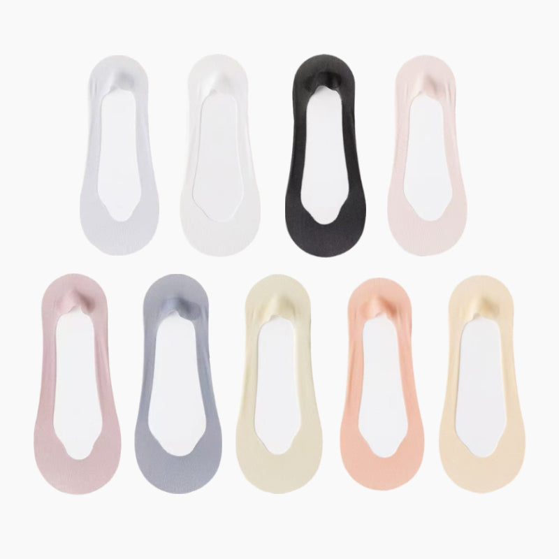 🔥Лятна разпродажба 🔥 Дамски прозрачни мрежести чорапи с ниско деколте и невидима мрежа