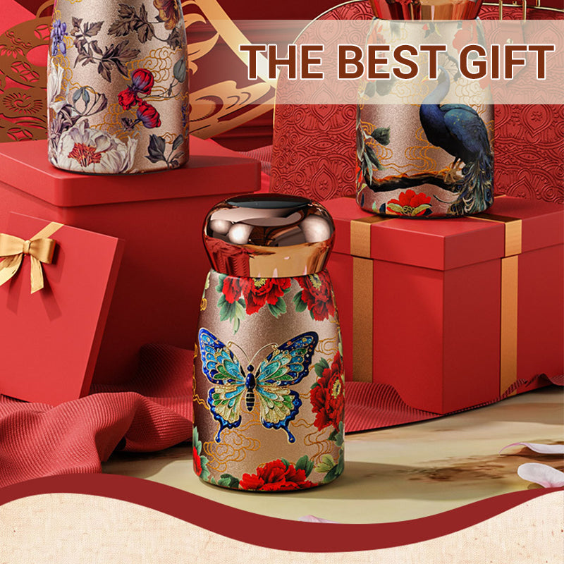 🧉Винтидж преносима умна изолирана чаша