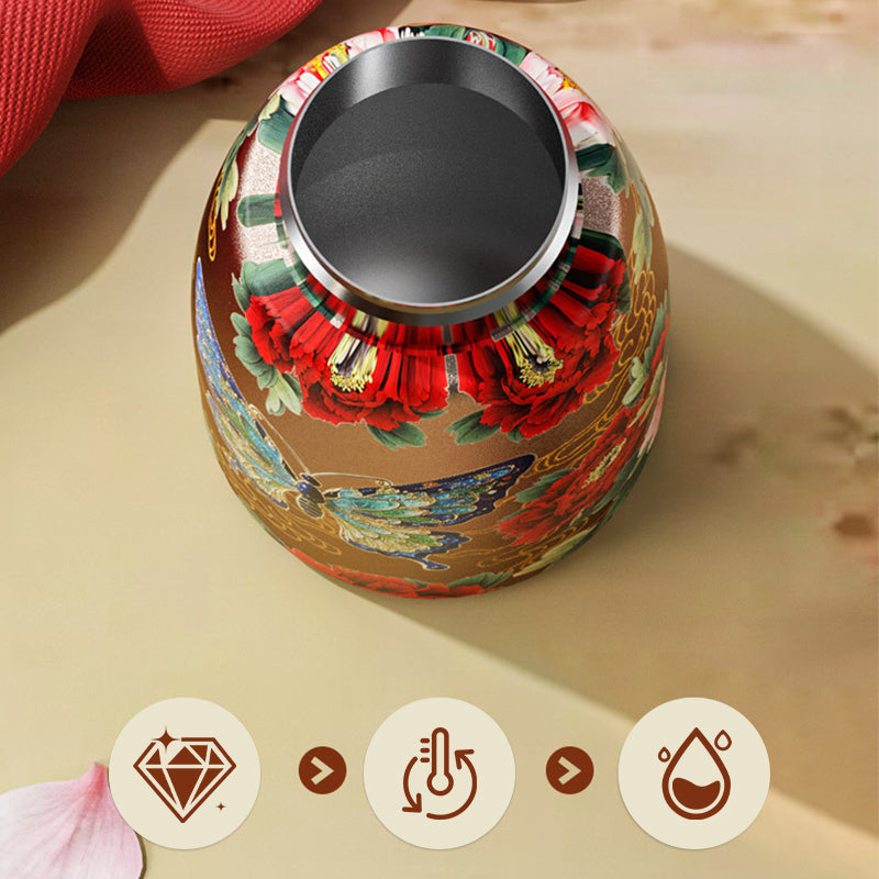 🧉Винтидж преносима умна изолирана чаша