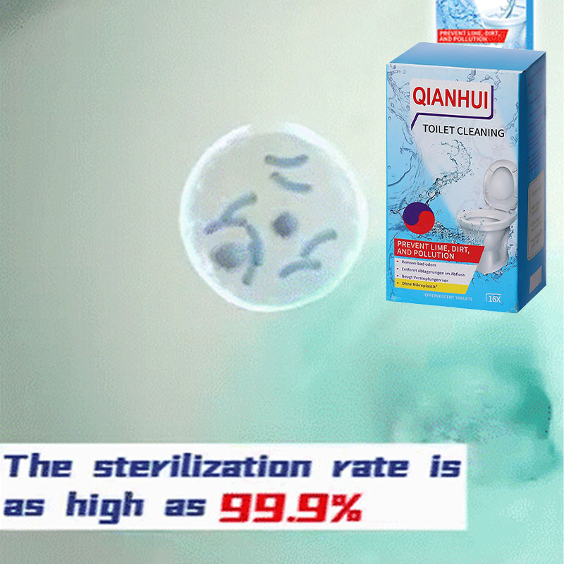 Таблетки за почистване на тоалетната чиния с аромат на лимон【🔥Купи 1 и вземи 1 безплатно】