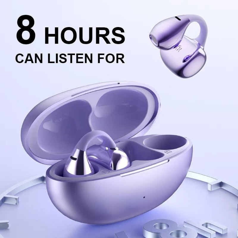 🎧Ултралека Bluetooth слушалка с щипка за ухо