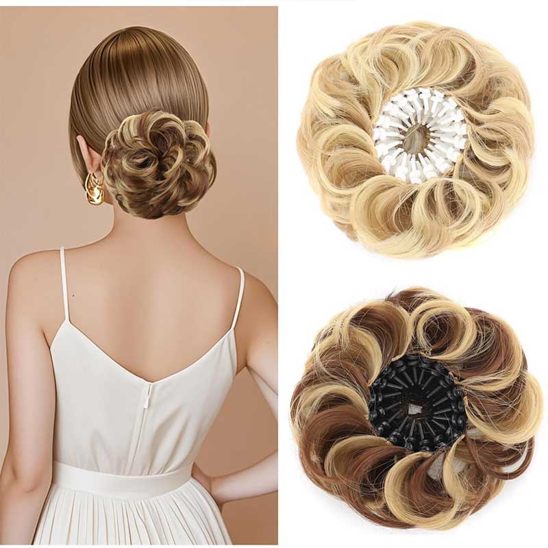 💁‍♀️ Щедър кок от синтетичен материал с регулируема закопчалка