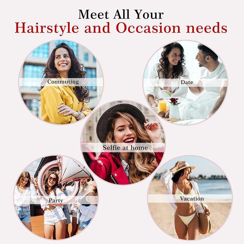 Ултра тънка маша за коса с диаметър 3/8 инча за фини, еластични къдрици, подобни на вълна