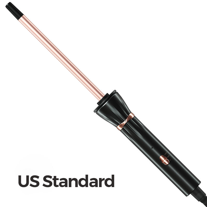 Ултра тънка маша за коса с диаметър 3/8 инча за фини, еластични къдрици, подобни на вълна