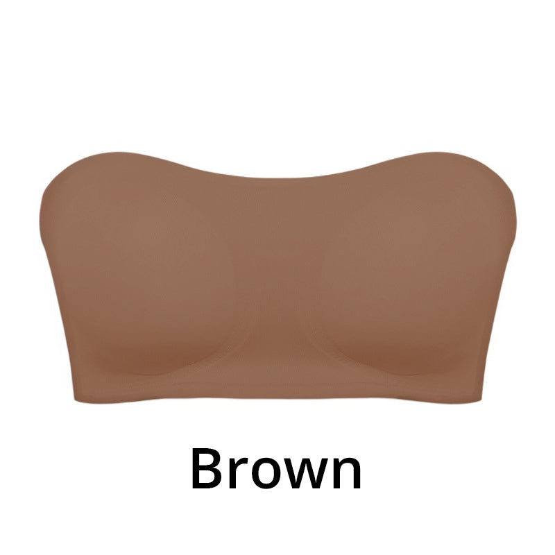 🔥👙Дамски сутиен без презрамки, неплъзгащ се, с кръстосано закопчаване отстрани