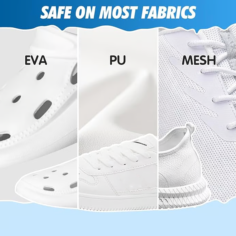 🏆Универсален преносим почистващ препарат за обувки с пяна без изплакване