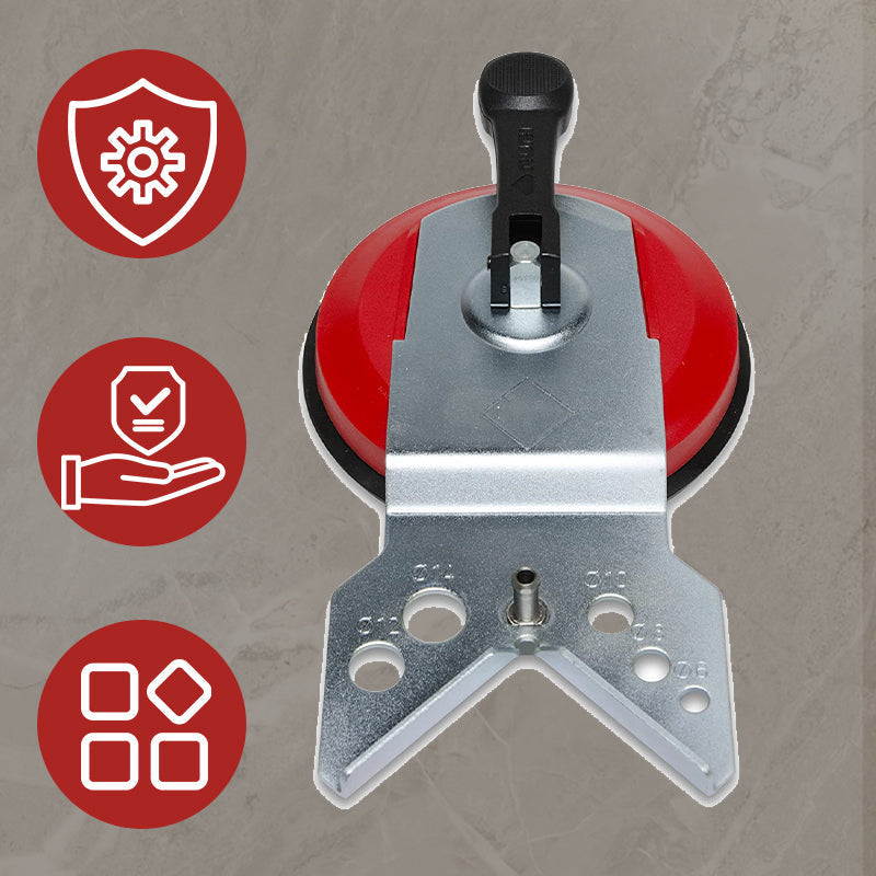 Локатор за пробиване на отвори за плочки и стъкло