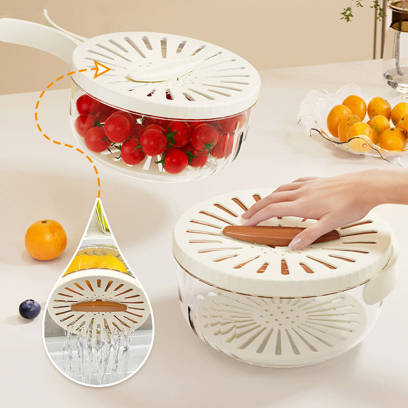 Универсална кошница за отцеждане с капак🥗