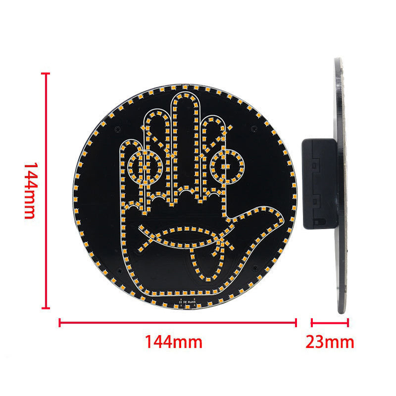 Израз и жест LED табло светлина за задния прозорец на колата