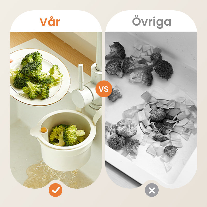 Удобен кош за боклук за кухненската мивка