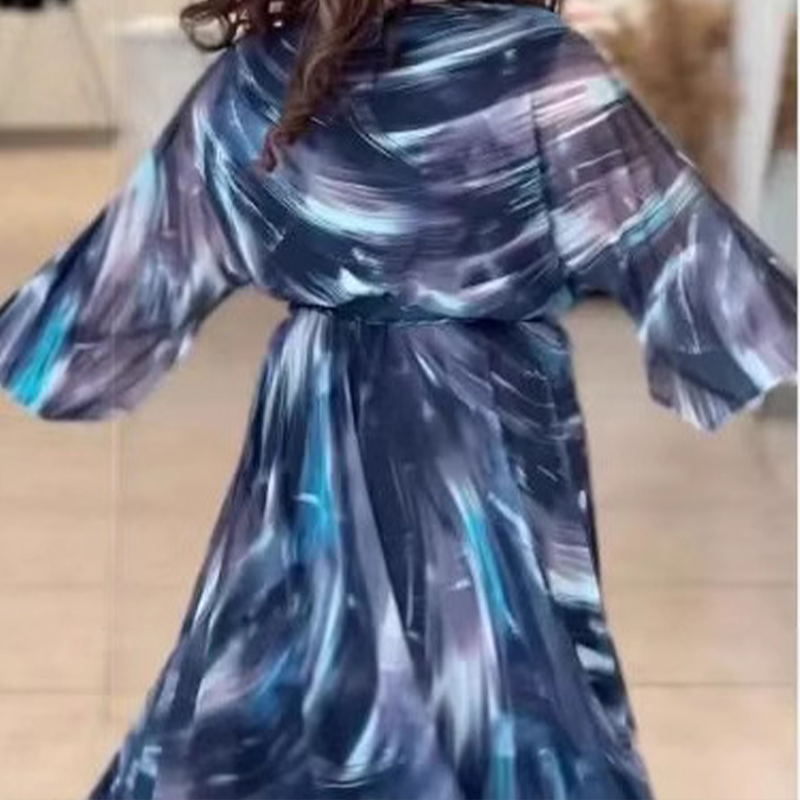 🌸Дамски елегантни рокли с V-образно деколте