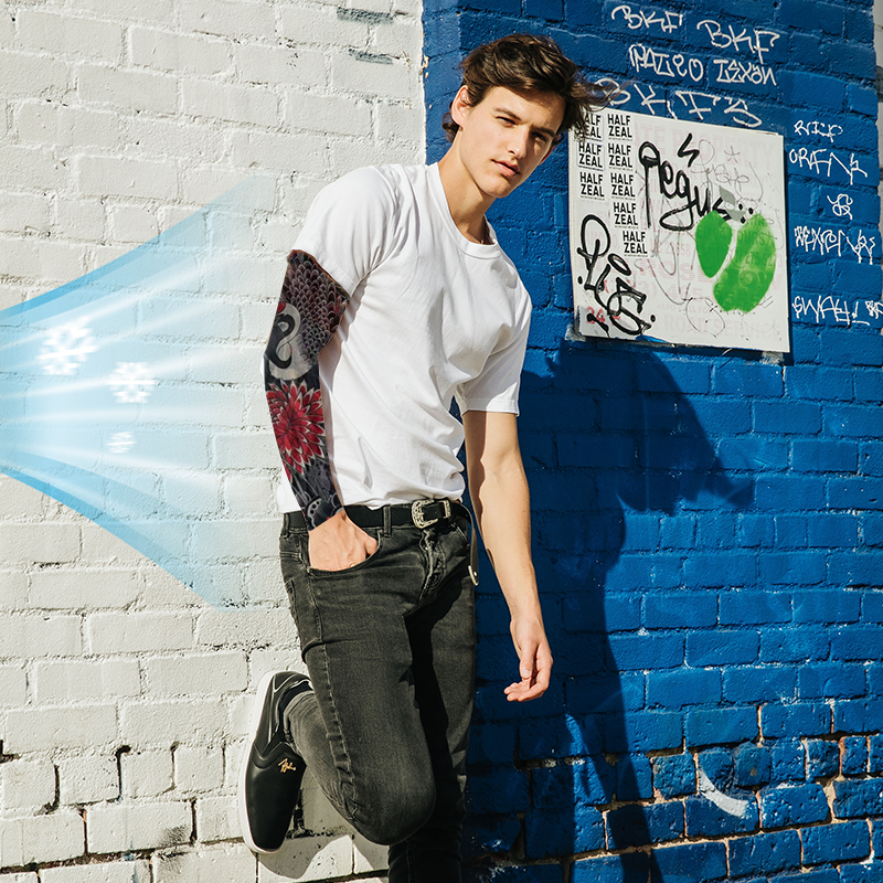 🔥Нова тенденция ❤️‍🔥 Ултратънки ръкави за слънце с татуировка