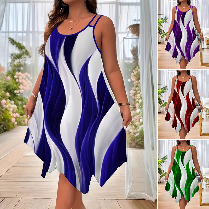 Модерна дамска рокля миди