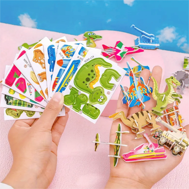 🎁Последен ден от промоцията 50% ОТСТЪПКА🔥2025 Образователен 3D пъзел с анимационни герои