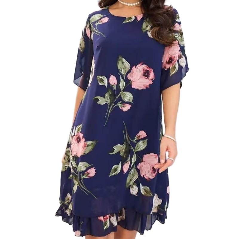 Дамска рокля с флорален принт