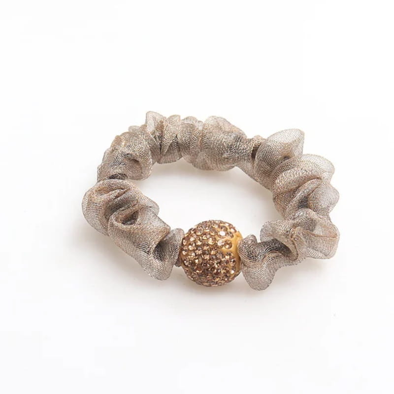 🔥✨Купете 1, вземете 2 безплатно💕Елегантни ленти за коса с кристална мрежа