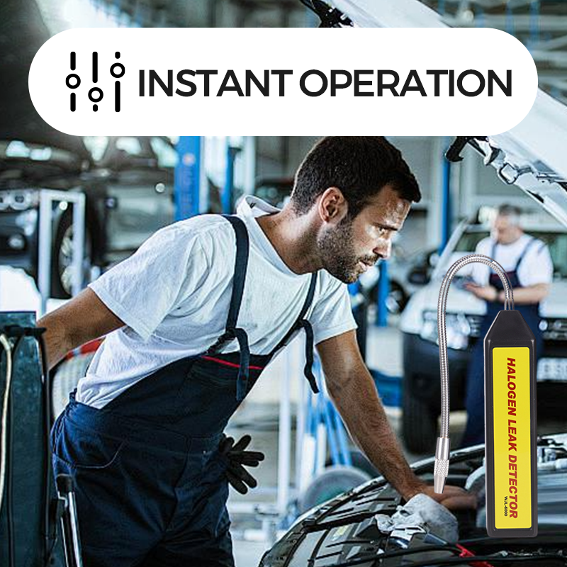 Многофункционален детектор за халогенни течове в автомобил