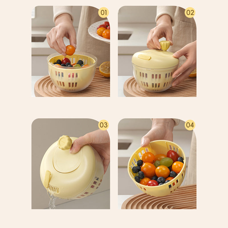 Многофункционална пералня и сушилня за плодове