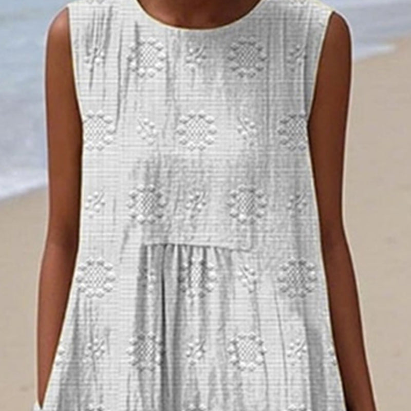 Дамска ежедневна рокля без ръкави