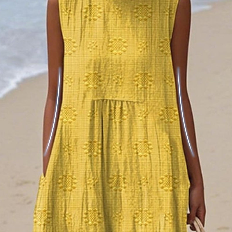 Дамска ежедневна рокля без ръкави