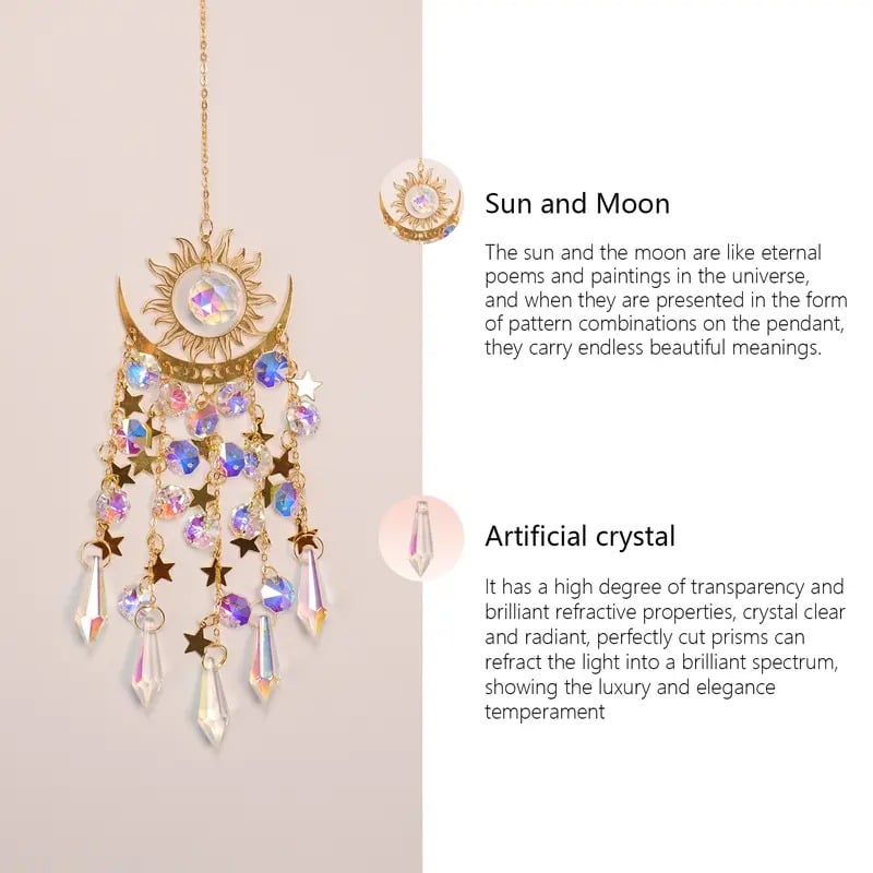 🌙Holdkristály Kültéri Amulett