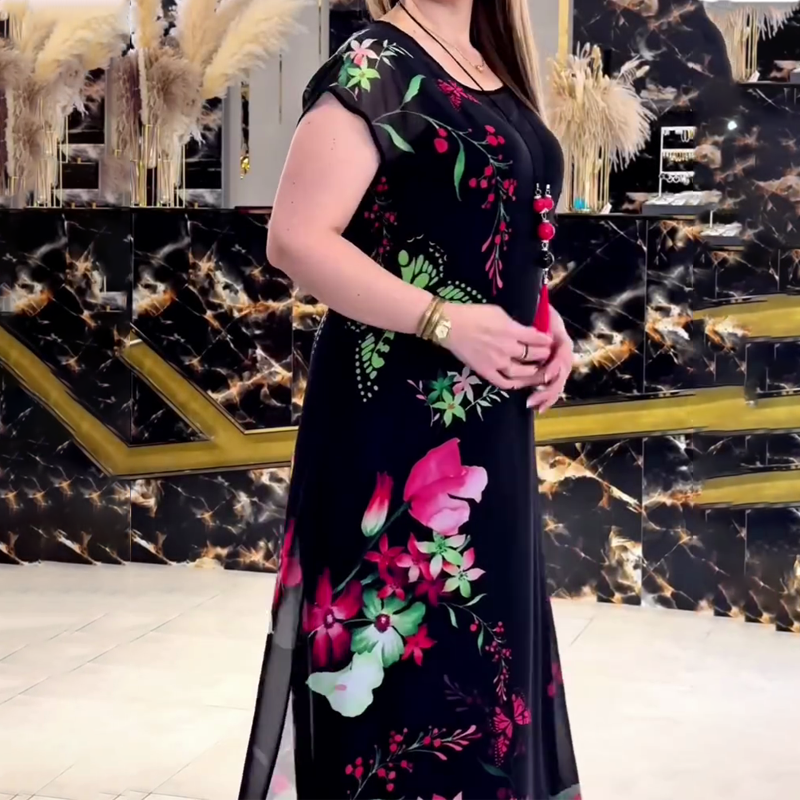 👗Елегантни рокли от тюл с флорален принт за жени🌸