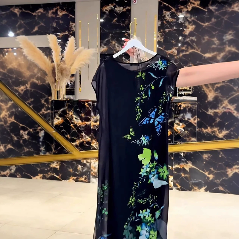 👗Елегантни рокли от тюл с флорален принт за жени🌸